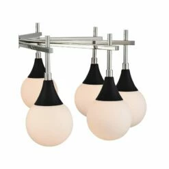 Bogart 32" Wide Black W/ Polished Nickel 10-Light Chandelier 7 Bogart 32" Wide Black W/ Polished Nickel 10-Light Chandelier -Lighting Sales Shop bogart 32 inch wide black w polished nickel 10 light chandelier 64p45views1