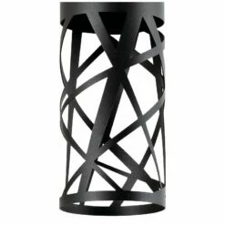 AFX Boon 3 1/2" Wide Black Cut Metal Cylinder LED Mini Pendant -Lighting Sales Shop boon 3 and one half inch wide black cut metal cylinder led mini pendant 69d65views1