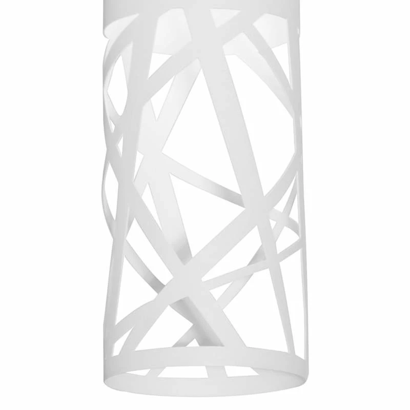 AFX Boon 3 1/2" Wide White Cut Metal Cylinder LED Mini Pendant 5 AFX Boon 3 1/2" Wide White Cut Metal Cylinder LED Mini Pendant - Image 3