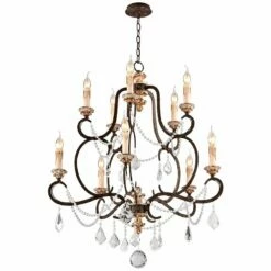 Troy Bordeaux Collection 32 1/4" Wide Parisian Bronze Chandelier -Lighting Sales Shop bordeaux collection 32 and one quarter inch wide parisian bronze chandelier 3r747views1