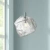 Boulder 6 3/4"W Polished Nickel And Glass LED Mini Pendant 2 Boulder 6 3/4"W Polished Nickel And Glass LED Mini Pendant -Lighting Sales Shop boulder 6 and three quarter inchw polished nickel and glass led mini pendant 69y51cropped