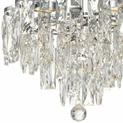 Bravado 15 3/4"W Polished Chrome LED Crystal Pendant Light -Lighting Sales Shop bravado 15 and three quarter inchw polished chrome led crystal pendant light 67t93views4