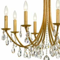 Bridgehampton 28" Wide 8-Light Antique Gold Chandelier -Lighting Sales Shop bridgehampton 28 inch wide 8 light antique gold chandelier 634e0views1