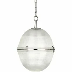 Brighton 13" Wide Polished Nickel Ball Pendant Light