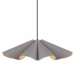 Bruck Delfina 23 1/2" Wide Gray Oak And Ash Pendant Light