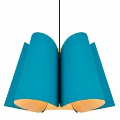 Bruck Julieta 18 1/4" Wide Light Petrol And Ash Modern Pendant Light