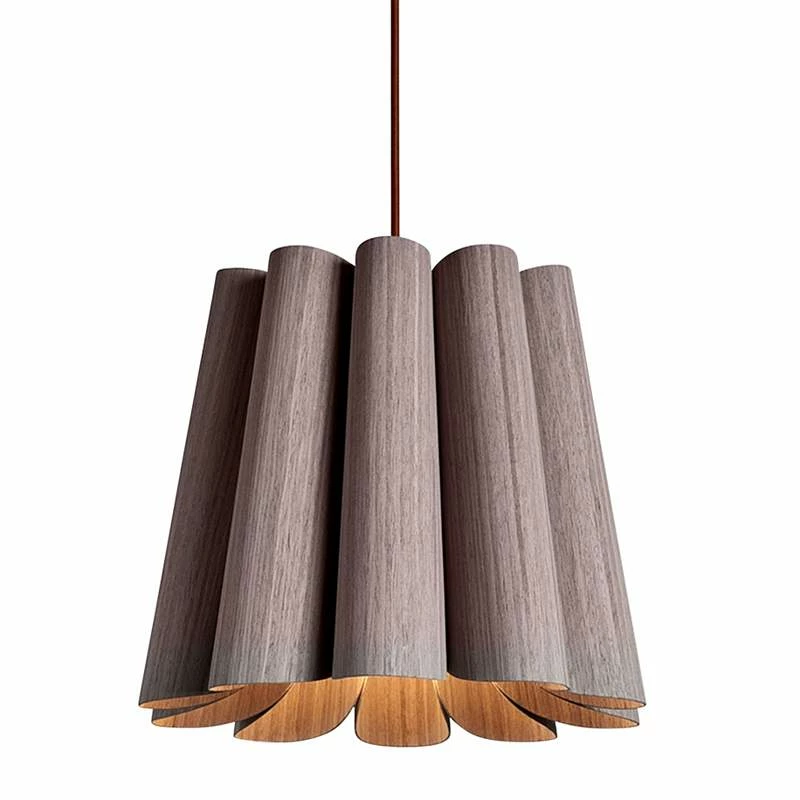 Bruck Renata 12 1/2"W Gray Oak And Ash Wood Pendant Light 3 Bruck Renata 12 1/2"W Gray Oak And Ash Wood Pendant Light
