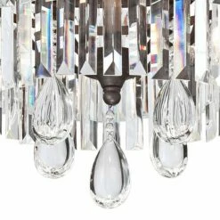 Bruini 20" Wide 4-Light Bronze And Crystal Chandelier -Lighting Sales Shop bruini 20 inch wide 4 light bronze and crystal chandelier 7f836views3