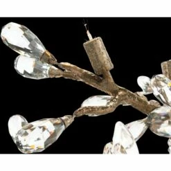 Budding Crystal 39" Wide Antique Silver 10-Light Chandelier 7 Budding Crystal 39" Wide Antique Silver 10-Light Chandelier -Lighting Sales Shop budding crystal 39 inch wide antique silver 10 light chandelier 86v90views2