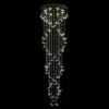 Butterfly Dance 23 1/2" Wide Chrome Crystal Chandelier -Lighting Sales Shop butterfly dance 23 and one half inch wide chrome crystal chandelier 889x8
