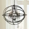 Troy Byron 27 1/4" Vintage Bronze And Crystal Chandelier 1 Troy Byron 27 1/4" Vintage Bronze And Crystal Chandelier -Lighting Sales Shop byron 27 and one quarter inch vintage bronze and crystal chandelier x5870cropped