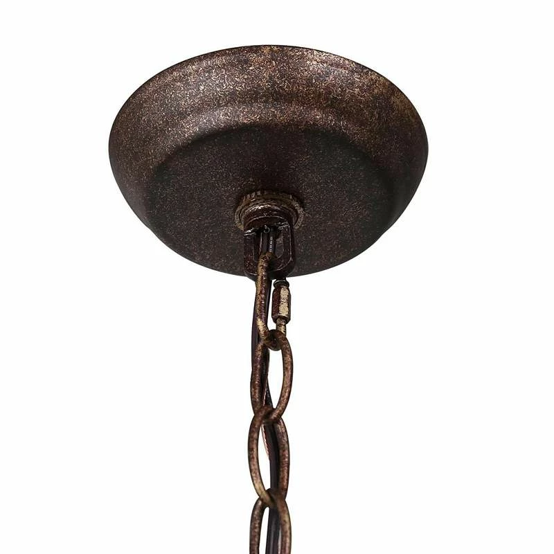 Cachil 15 1/2"W Weathered White 3-Light Lantern Chandelier 7 Cachil 15 1/2"W Weathered White 3-Light Lantern Chandelier - Image 5