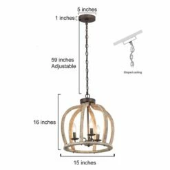 Cachil 15" Wide Distressed Wood 3-Light Lantern Chandelier 13 Cachil 15" Wide Distressed Wood 3-Light Lantern Chandelier -Lighting Sales Shop cachil 15 inch wide distressed wood 3 light lantern chandelier 647p5views5
