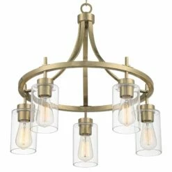 Caleb 22 3/4" Wide Gold Glass Wagon Wheel 5-Light Chandelier 13 Caleb 22 3/4" Wide Gold Glass Wagon Wheel 5-Light Chandelier -Lighting Sales Shop caleb 22 and three quarter inch wide gold glass wagon wheel 5 light chandelier 684n1views4