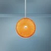 Caledonia 10"W Orange Honeycomb Glass LED Mini Pendant Light 1 Caledonia 10"W Orange Honeycomb Glass LED Mini Pendant Light -Lighting Sales Shop caledonia 10 inchw orange honeycomb glass led mini pendant light 79n17cropped