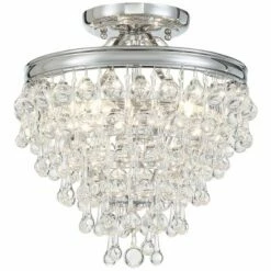 Calypso 12" Wide Crystal And Chrome Chandelier -Lighting Sales Shop calypso 12 inch wide crystal and chrome chandelier 2c225views3