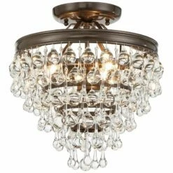 Calypso 12" Wide Crystal Vibrant Bronze Chandelier -Lighting Sales Shop calypso 12 inch wide crystal vibrant bronze chandelier 2c233views3