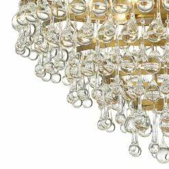 Calypso 20" Wide Vibrant Gold And Crystal Teardrop Chandelier 10 Calypso 20" Wide Vibrant Gold And Crystal Teardrop Chandelier -Lighting Sales Shop calypso 20 inch wide vibrant gold and crystal teardrop chandelier 61h96views1