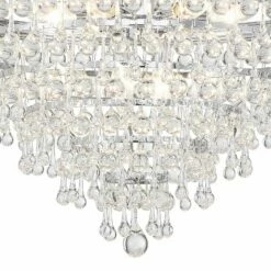 Calypso 24" Wide Polished Chrome And Crystal Chandelier -Lighting Sales Shop calypso 24 inch wide polished chrome and crystal chandelier 7f895views1