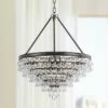 Calypso 24" Wide Vibrant Bronze And Crystal Chandelier -Lighting Sales Shop calypso 24 inch wide vibrant bronze and crystal chandelier 6f644cropped