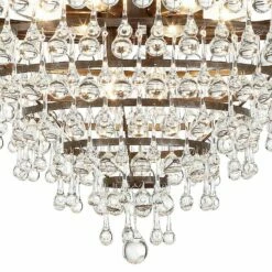 Calypso 24" Wide Vibrant Bronze And Crystal Chandelier 10 Calypso 24" Wide Vibrant Bronze And Crystal Chandelier -Lighting Sales Shop calypso 24 inch wide vibrant bronze and crystal chandelier 6f644views1