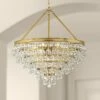 Calypso 24"W Vibrant Gold And Crystal Teardrop Chandelier 2 Calypso 24"W Vibrant Gold And Crystal Teardrop Chandelier -Lighting Sales Shop calypso 24 inchw vibrant gold and crystal teardrop chandelier 61h97cropped