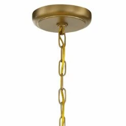 Calypso 24"W Vibrant Gold And Crystal Teardrop Chandelier -Lighting Sales Shop calypso 24 inchw vibrant gold and crystal teardrop chandelier 61h97views2