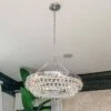 Calypso 30" Wide Polished Chrome And Crystal Chandelier -Lighting Sales Shop calypso 30 inch wide polished chrome and crystal chandelier 18f74cropped