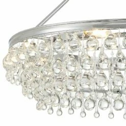 Calypso 30" Wide Polished Chrome And Crystal Chandelier -Lighting Sales Shop calypso 30 inch wide polished chrome and crystal chandelier 18f74views1