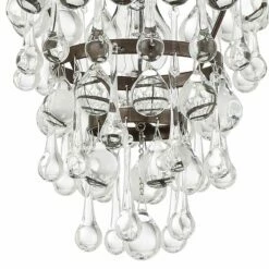 Calypso 7 1/2" Wide Vibrant Bronze And Crystal Mini Chandelier -Lighting Sales Shop calypso 7 and one half inch wide vibrant bronze and crystal mini chandelier 71x59views1