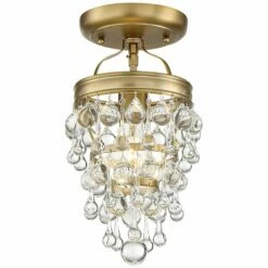 Calypso 7 1/2" Wide Vibrant Gold And Crystal Mini Chandelier 12 Calypso 7 1/2" Wide Vibrant Gold And Crystal Mini Chandelier -Lighting Sales Shop calypso 7 and one half inch wide vibrant gold and crystal mini chandelier 71x53views3
