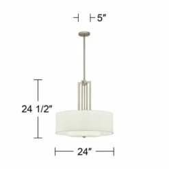 Carey 24" Silk Blue Double Drum Shade Chandelier -Lighting Sales Shop carey 24 inch silk blue double drum shade chandelier 99y33views3