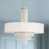 Carlisle 25" Wide Brushed Nickel Pendant Light 2 Carlisle 25" Wide Brushed Nickel Pendant Light -Lighting Sales Shop carlisle 25 inch wide brushed nickel pendant light 56m94cropped