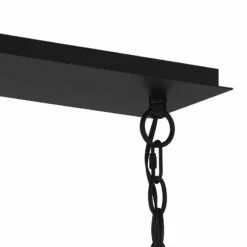 Carrine 38 1/2" Wide Black And Silver Island 8-Light Pendant -Lighting Sales Shop carrine 38 and one half inch wide black and silver island 8 light pendant 140d0views3