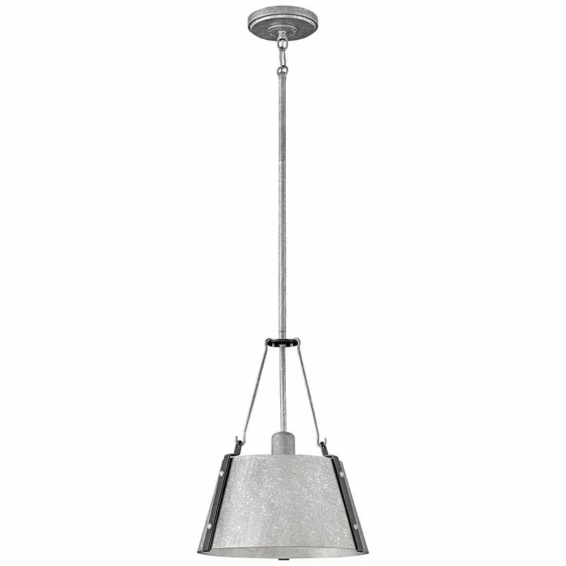 Cartwright 15 1/4"W Polished Antique Nickel Pendant Light 7 Cartwright 15 1/4"W Polished Antique Nickel Pendant Light - Image 5