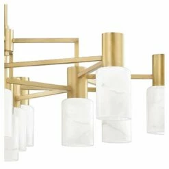 Centerport 36 3/4" Wide Aged Brass 12-Light LED Chandelier -Lighting Sales Shop centerport 36 and three quarter inch wide aged brass 12 light led chandelier 94v96views1