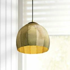 Cerno Amicus 12"W Dark Stained Walnut LED Mini Pendant Light