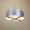 Cerno Plura 18" Wide Brushed Aluminum LED Pendant Light 1 Cerno Plura 18" Wide Brushed Aluminum LED Pendant Light -Lighting Sales Shop cerno plura 18 inch wide brushed aluminum led pendant light 71x13cropped