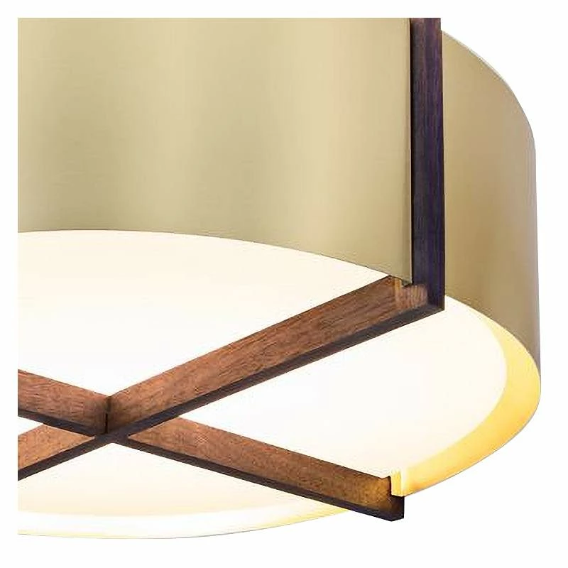Cerno Plura 30" Wide Brushed Brass LED Pendant Light 5 Cerno Plura 30" Wide Brushed Brass LED Pendant Light - Image 3