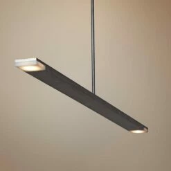 Cerno Virga Brushed Aluminum 28" Wide LED Pendant