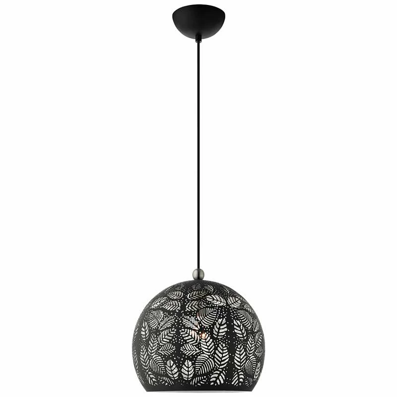 Chantily 11 3/4" Wide Black Metal Globe Mini Pendant Light 3 Chantily 11 3/4" Wide Black Metal Globe Mini Pendant Light
