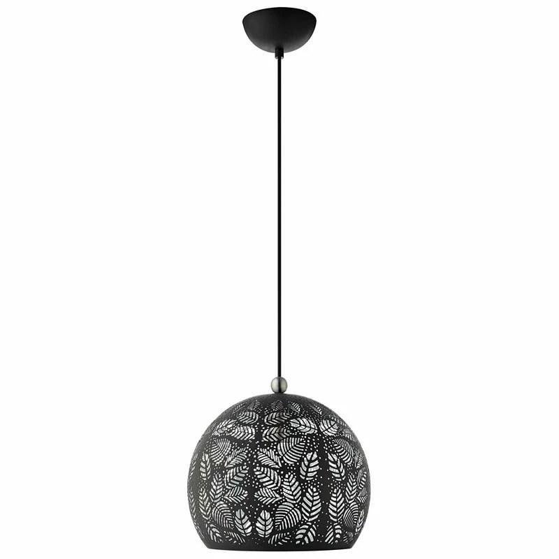 Chantily 11 3/4" Wide Black Metal Globe Mini Pendant Light 4 Chantily 11 3/4" Wide Black Metal Globe Mini Pendant Light - Image 2