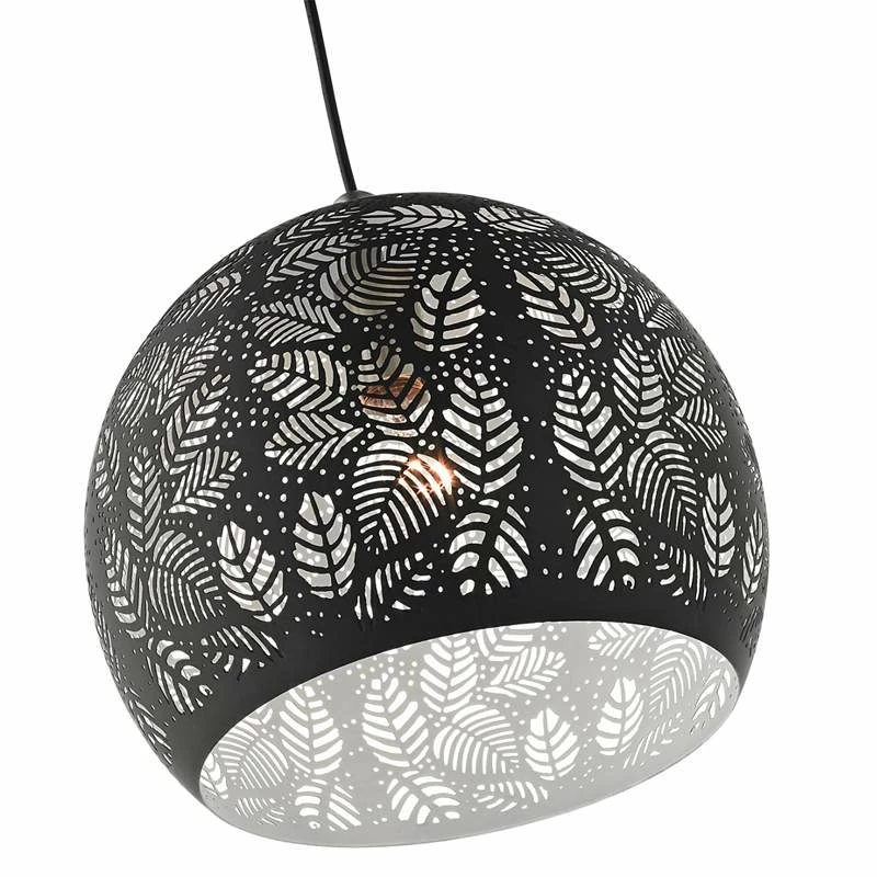 Chantily 11 3/4" Wide Black Metal Globe Mini Pendant Light 5 Chantily 11 3/4" Wide Black Metal Globe Mini Pendant Light - Image 3