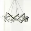 Chaos 34" Wide Brushed Aluminum 21-Light LED Chandelier 1 Chaos 34" Wide Brushed Aluminum 21-Light LED Chandelier -Lighting Sales Shop chaos 34 inch wide brushed aluminum 21 light led chandelier 55r30cropped