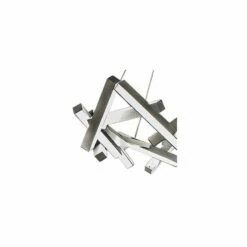Chaos 34" Wide Brushed Aluminum 21-Light LED Chandelier -Lighting Sales Shop chaos 34 inch wide brushed aluminum 21 light led chandelier 55r30views1