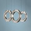Charm 20 1/2" Wide Chrome LED Kitchen Island Light Pendant