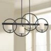 Cirque 40" Wide Matte Black 40-Light Island Chandelier -Lighting Sales Shop cirque 40 inch wide matte black 40 light island chandelier 860h1cropped