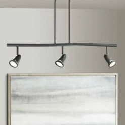 Cobra 27" Wide Black 3-Light LED Island Pendant