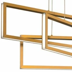 AFX Cole 39" Wide Gold 3-Light LED Linear Island Pendant Light -Lighting Sales Shop cole 39 inch wide gold 3 light led linear island pendant light 275j0views1