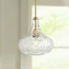 Cora 11" Wide Plated Gold Hammered Glass Mini Pendant -Lighting Sales Shop cora 11 inch wide plated gold hammered glass mini pendant 077d0cropped